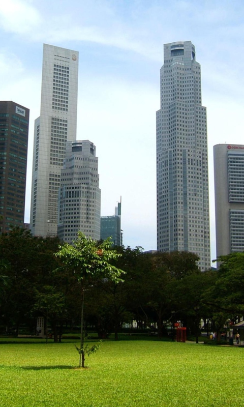 Sfondi Singapore Park 480x800