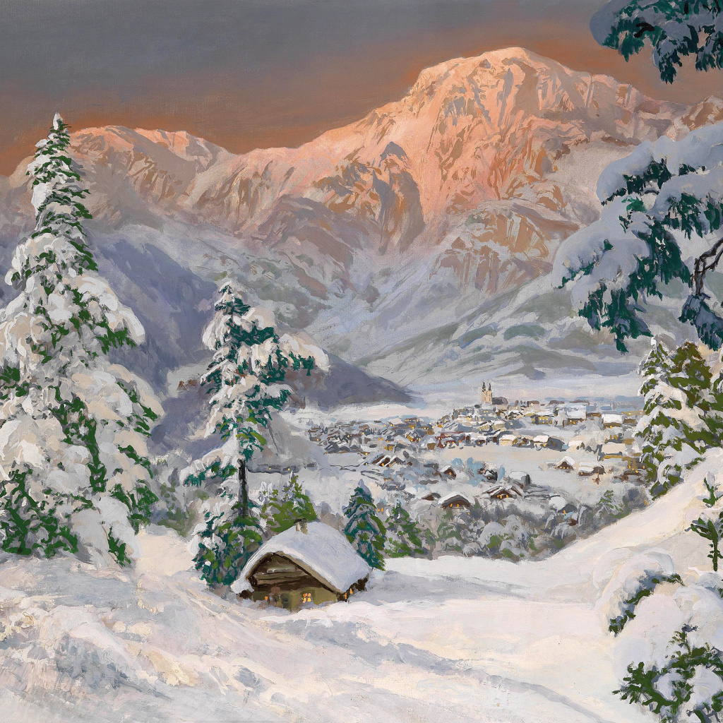 Screenshot №1 pro téma Alois Arnegger, Alpine scenes 1024x1024