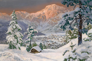 Alois Arnegger, Alpine scenes - Obrázkek zdarma 