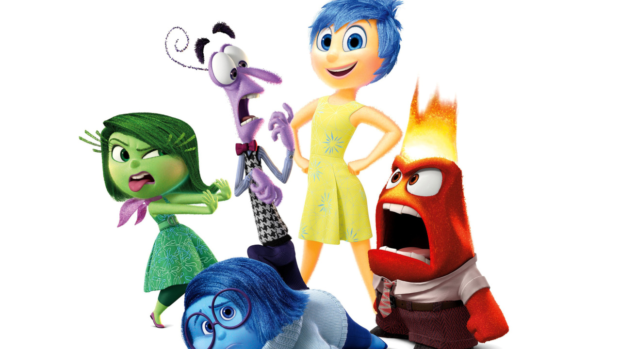 Fondo de pantalla Inside Out, Pixar 1280x720