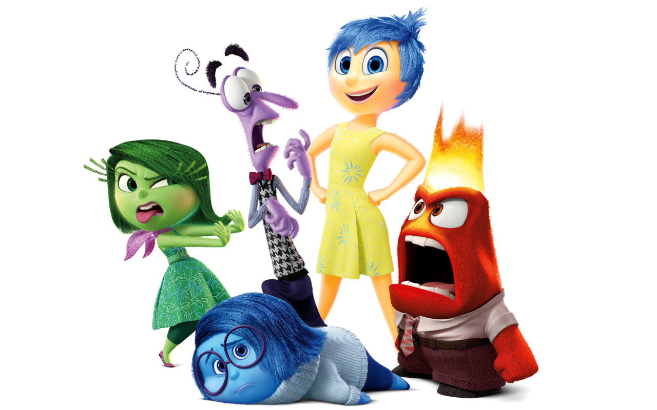 Fondo de pantalla Inside Out, Pixar 1280x800