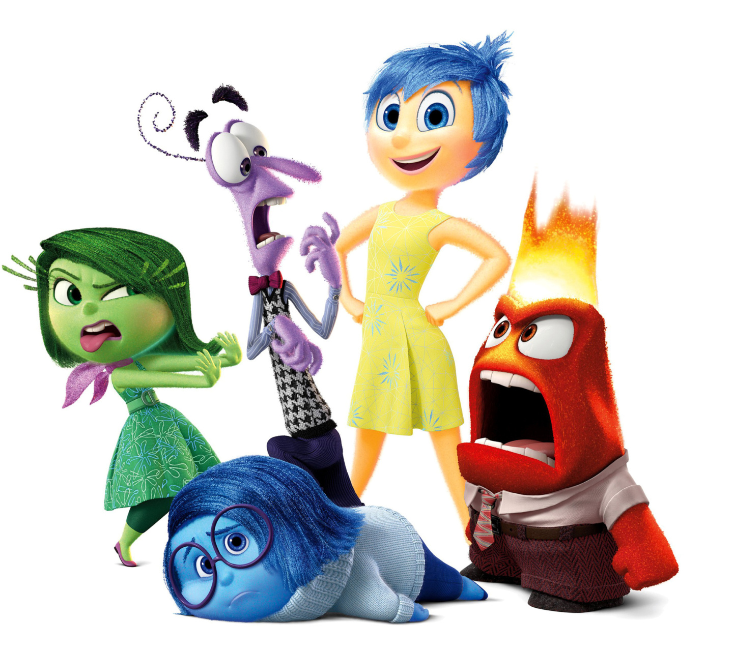 Обои Inside Out, Pixar 1440x1280