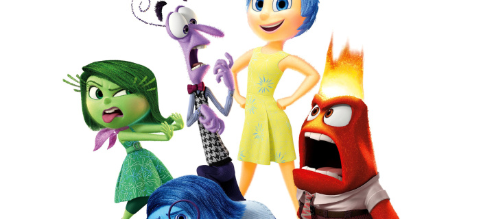 Fondo de pantalla Inside Out, Pixar 720x320