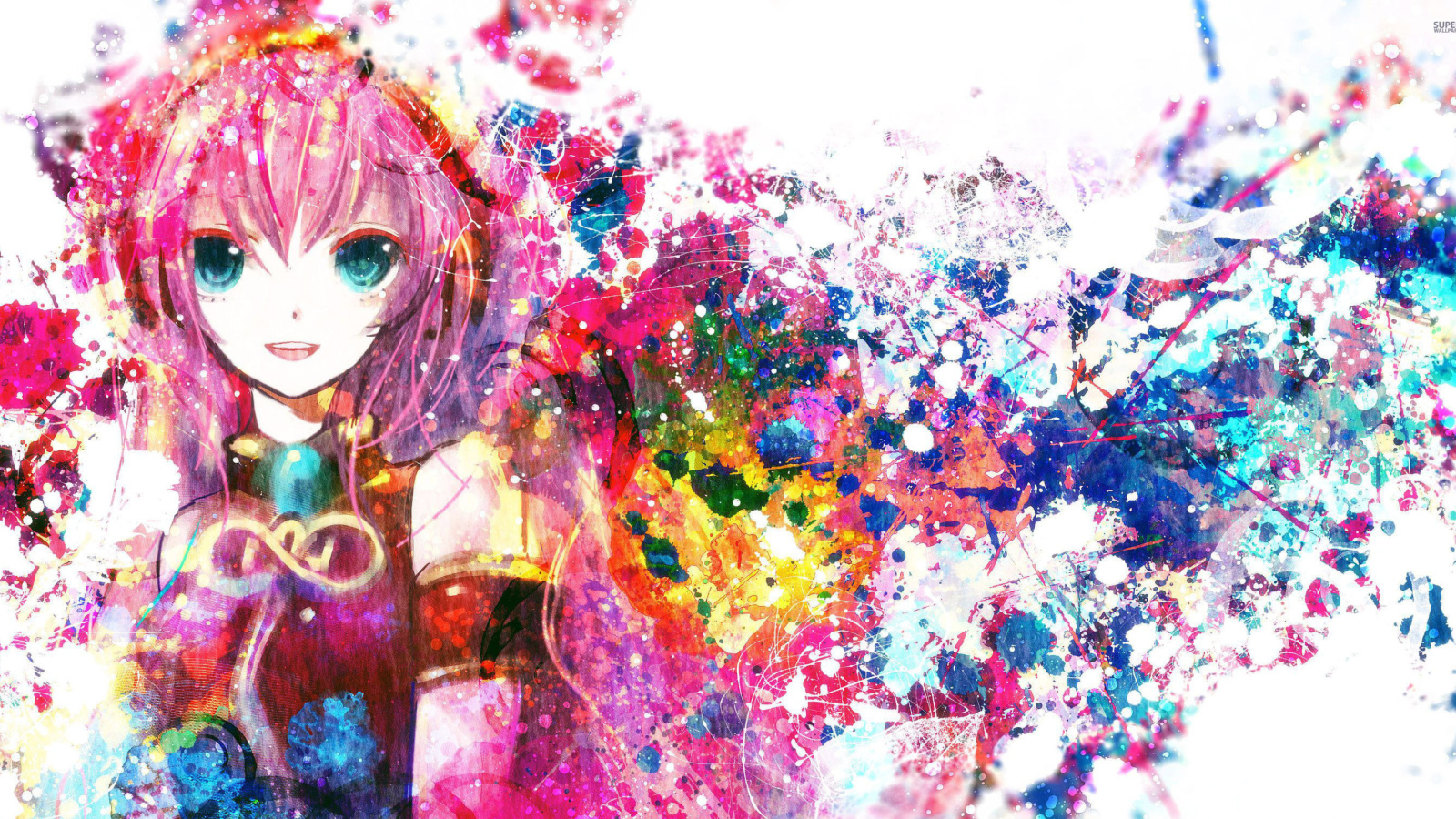 Fondo de pantalla Megurine Luka Vocaloid 1600x900