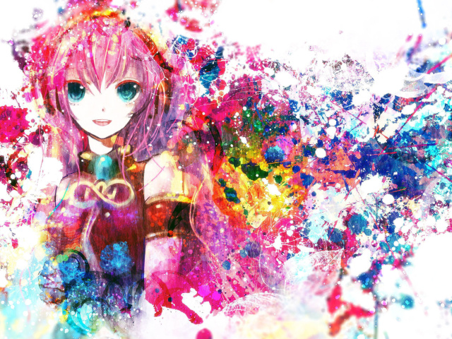 Das Megurine Luka Vocaloid Wallpaper 640x480