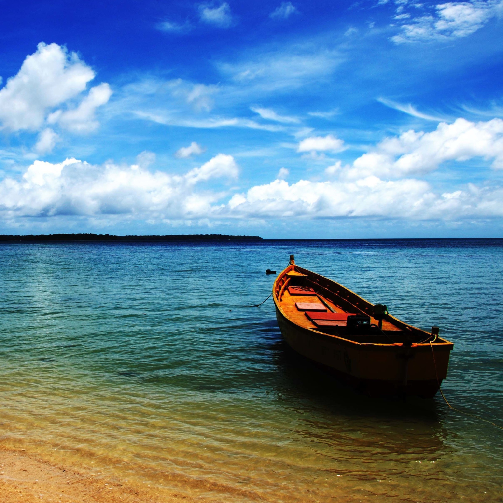 Boat On Sea Shore screenshot #1 2048x2048