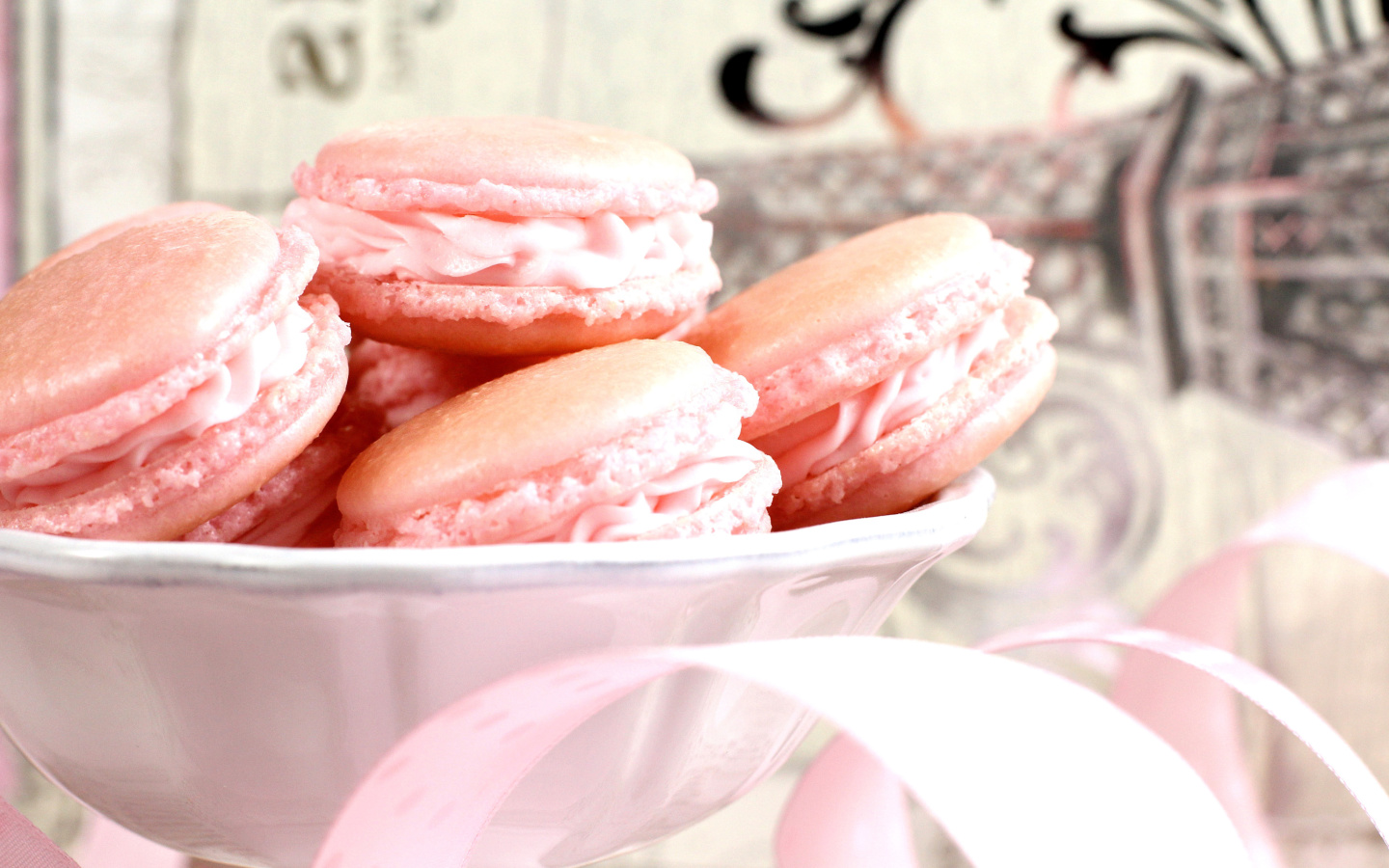 Fondo de pantalla Pink Macaron Flavor 1440x900