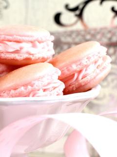 Sfondi Pink Macaron Flavor 240x320