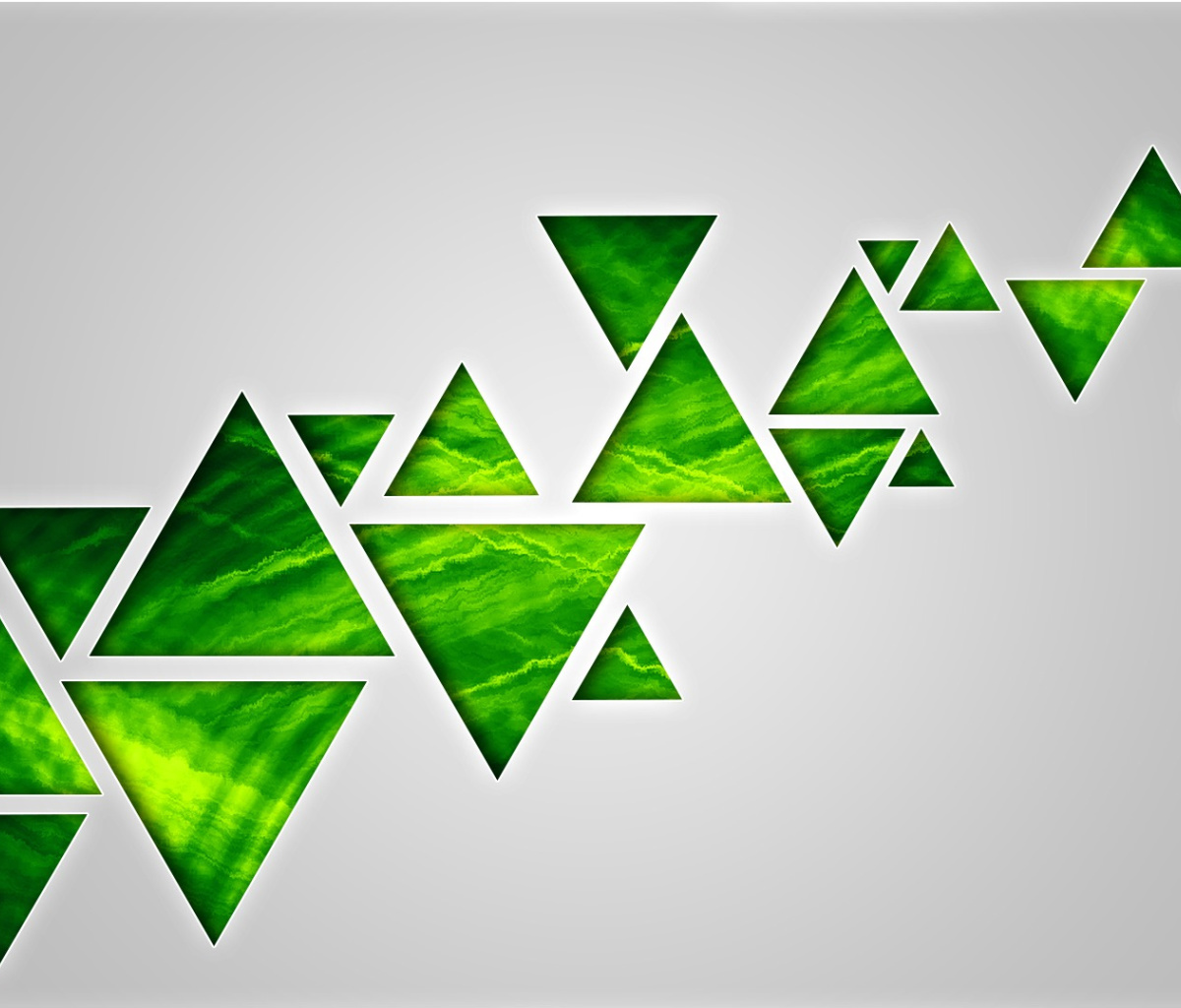 Green Triangle wallpaper 1200x1024