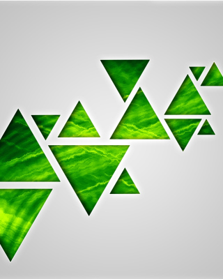 Green Triangle - Obrázkek zdarma pro iPhone 6 Plus