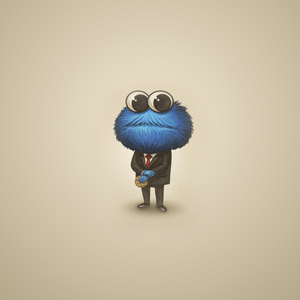 Sfondi Sesame Street Cookie Monster 1024x1024