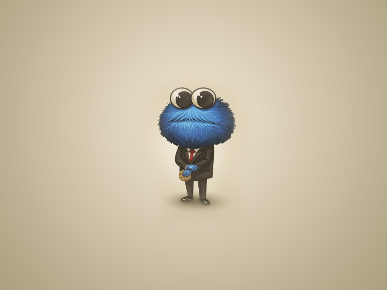Sesame Street Cookie Monster wallpaper 1280x960
