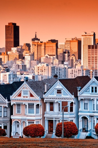 Beautiful San Francisco California wallpaper 320x480