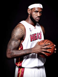 LeBron James wallpaper 240x320