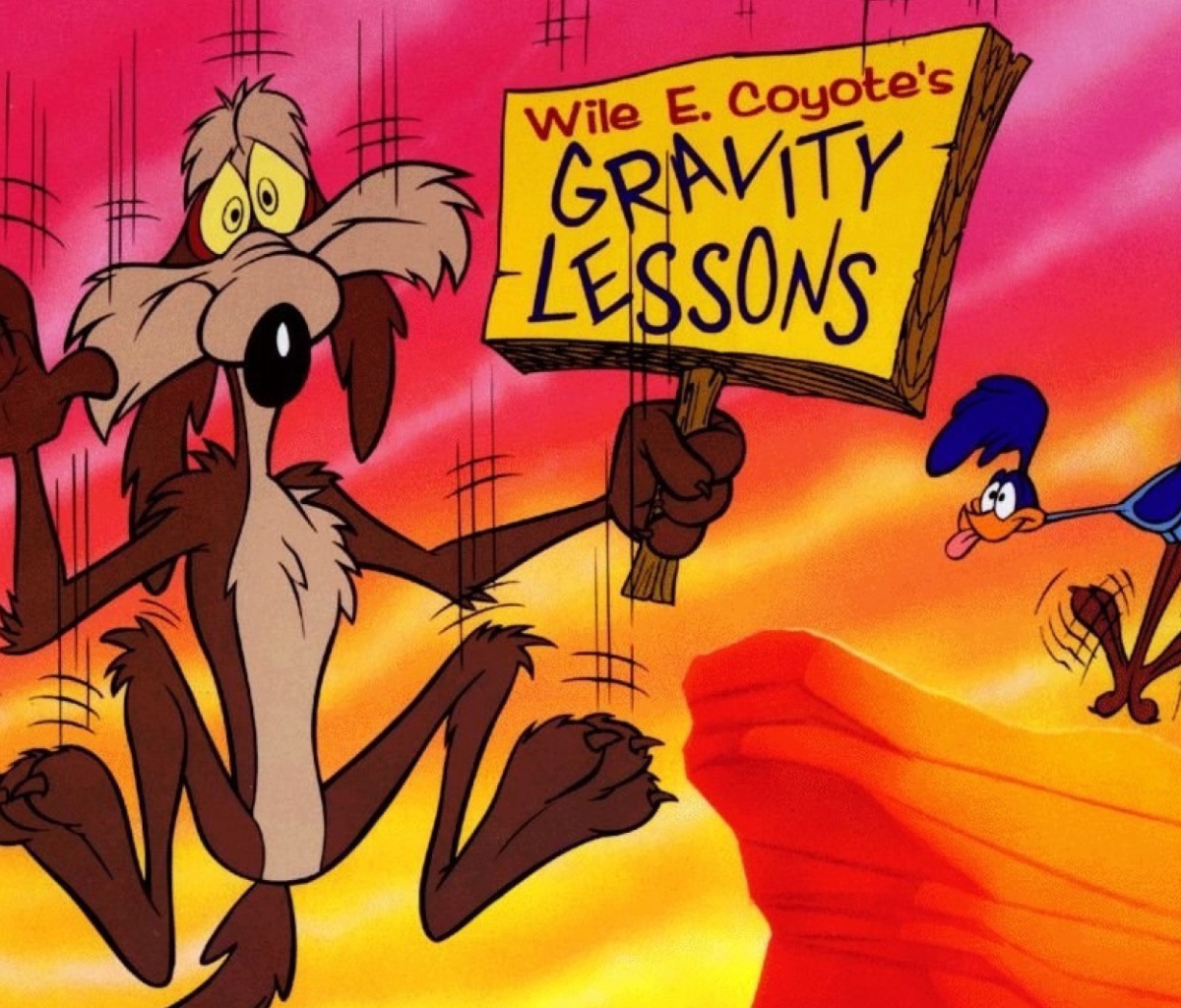 Обои Wile E Coyote  Looney Tunes 1200x1024