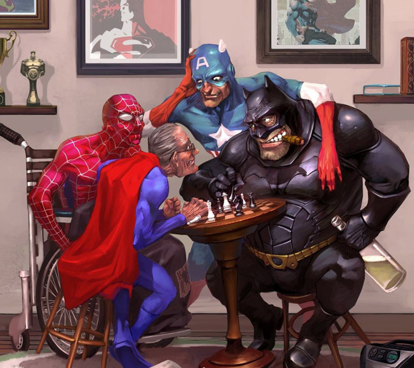 Das Super Heroes - Super Viejos Wallpaper 1440x1280