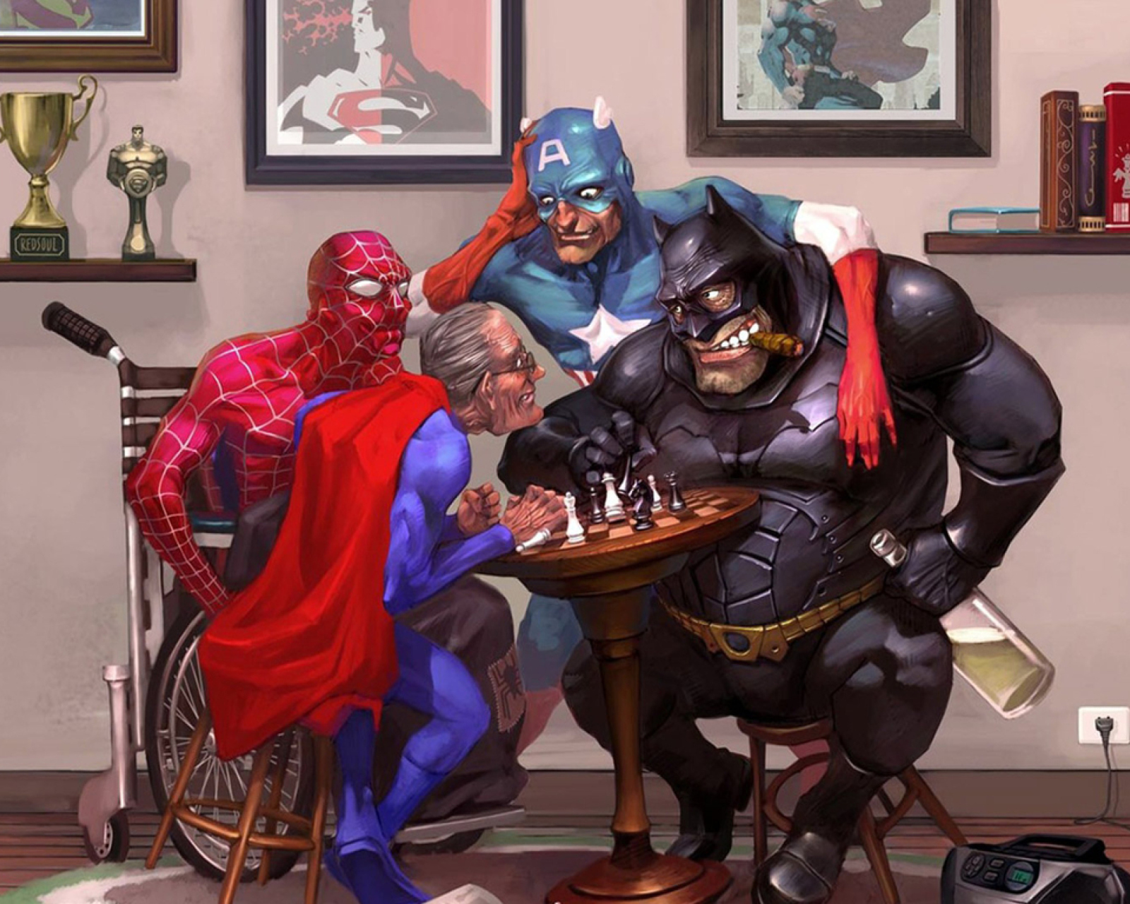 Super Heroes - Super Viejos wallpaper 1600x1280