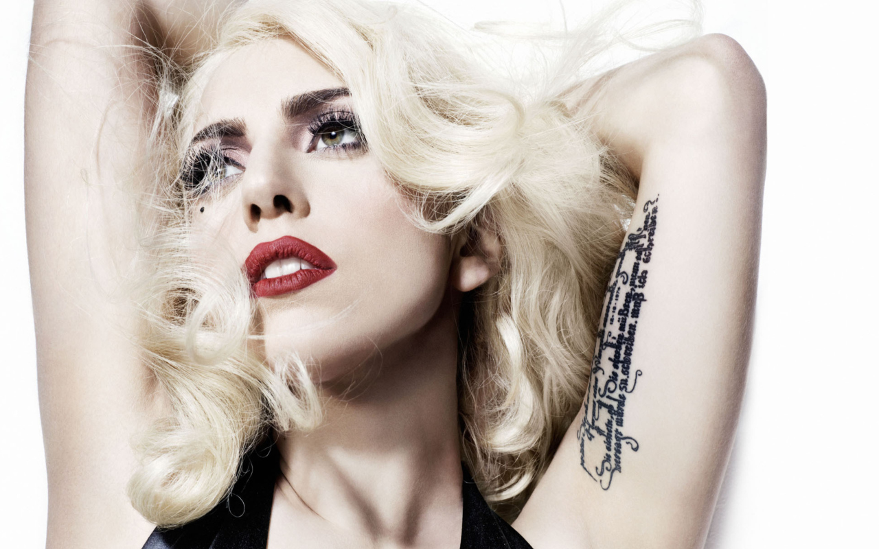 Das Lady Gaga Wallpaper 1280x800