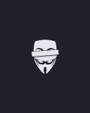 Anonymus Minimalism Logo wallpaper 128x160