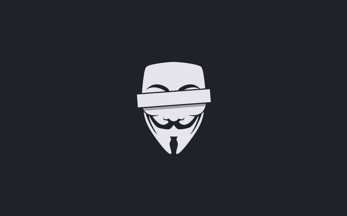 Fondo de pantalla Anonymus Minimalism Logo 1440x900