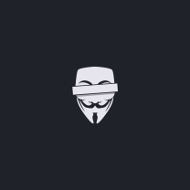 Fondo de pantalla Anonymus Minimalism Logo 208x208