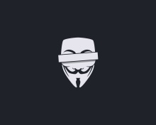 Das Anonymus Minimalism Logo Wallpaper 220x176
