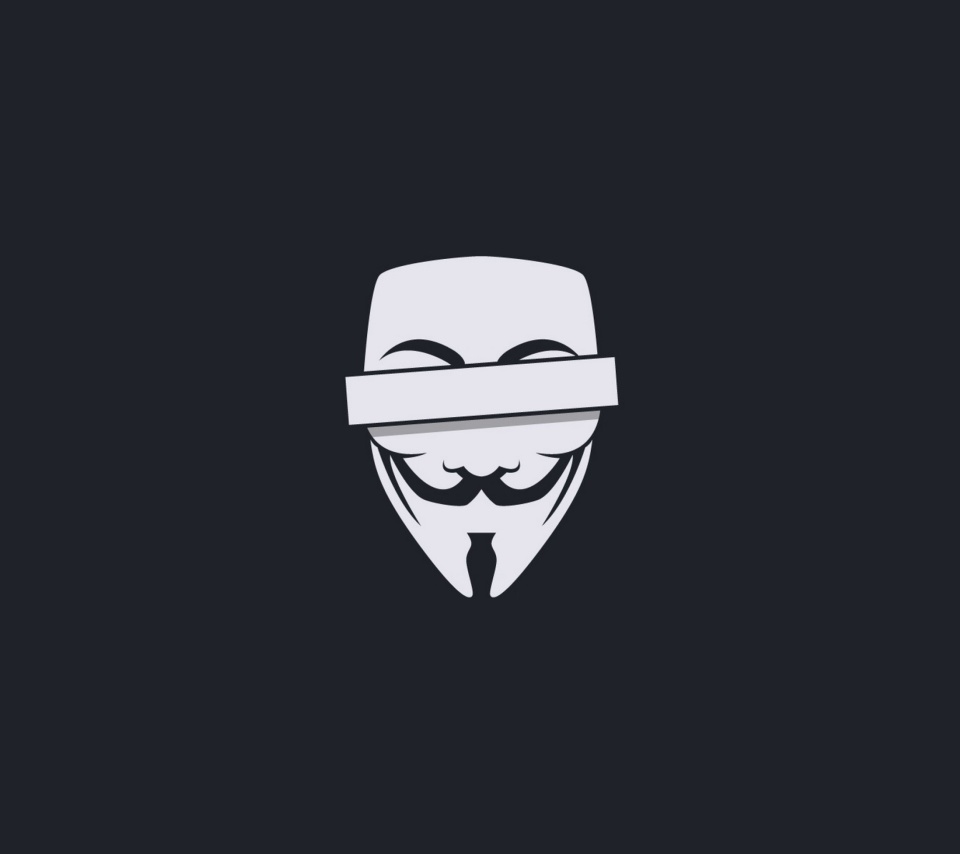 Anonymus Minimalism Logo wallpaper 960x854