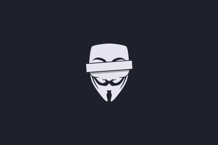 Fondo de pantalla Anonymus Minimalism Logo