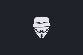 Anonymus Minimalism Logo sfondi gratuiti per cellulari Android, iPhone, iPad e desktop