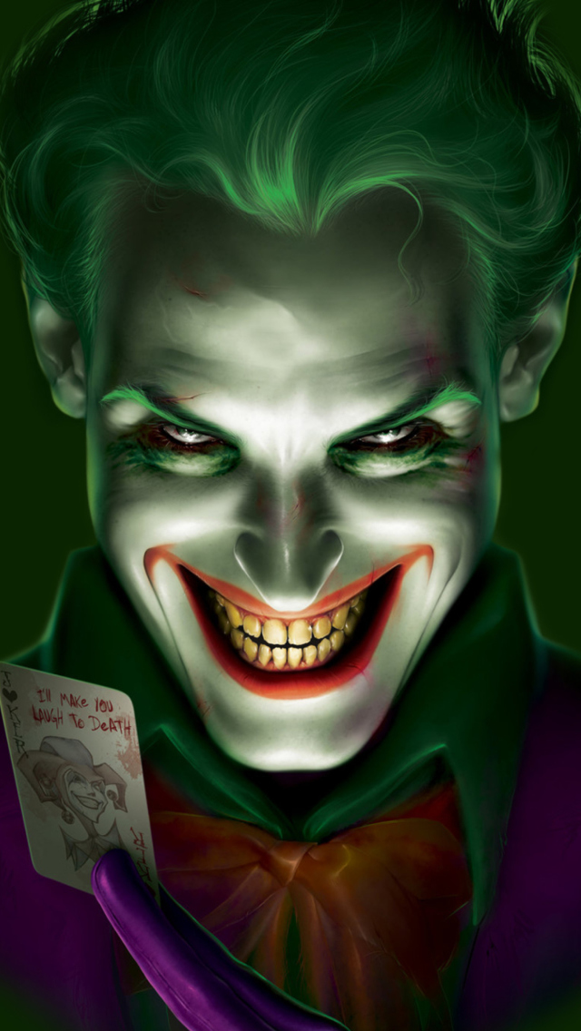 Fondo de pantalla Joker 640x1136