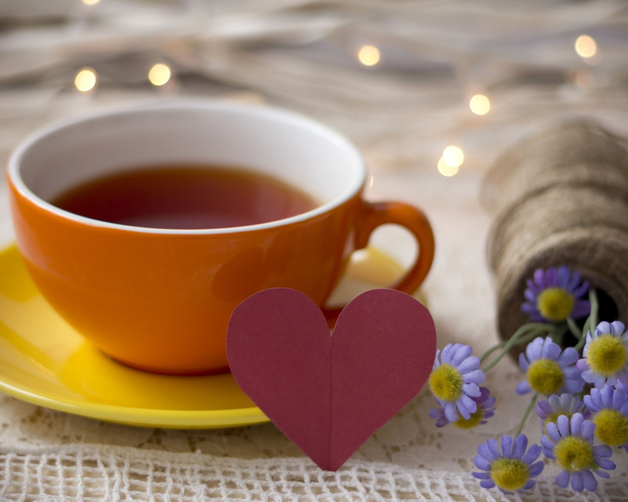Обои Tea Made With Love 1280x1024