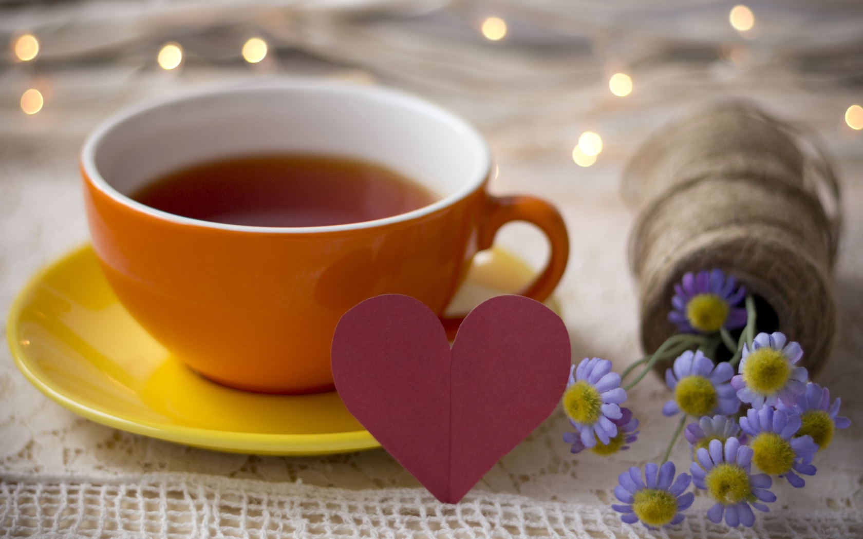 Tea Made With Love wallpaper 1680x1050