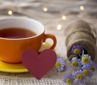 Kostenloses Tea Made With Love Wallpaper für iPad mini