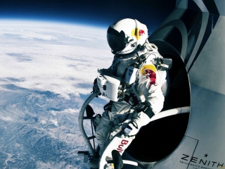 Screenshot №1 pro téma Felix Baumgartner Cosmic Jump 320x240