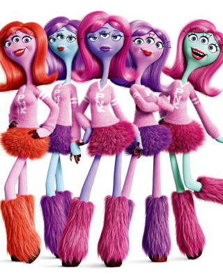 Kostenloses Monsters University Cheerleaders, Python Nu Kappa students Wallpaper für Nokia C1-01