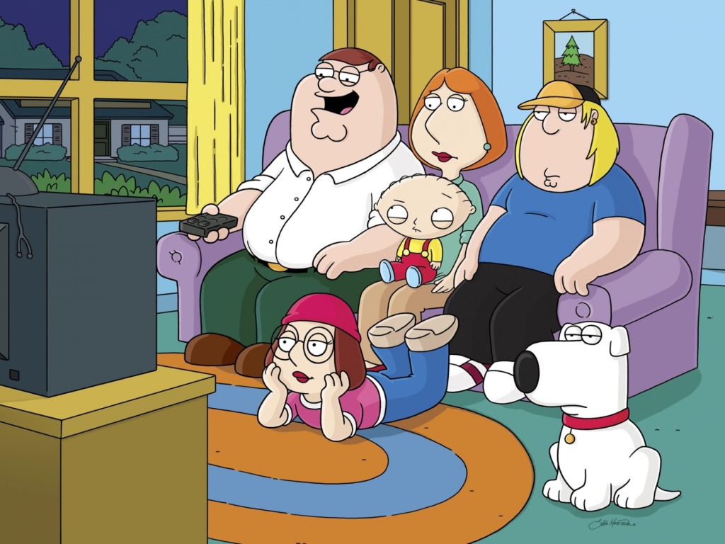Das Family Guy Series Wallpaper 1024x768