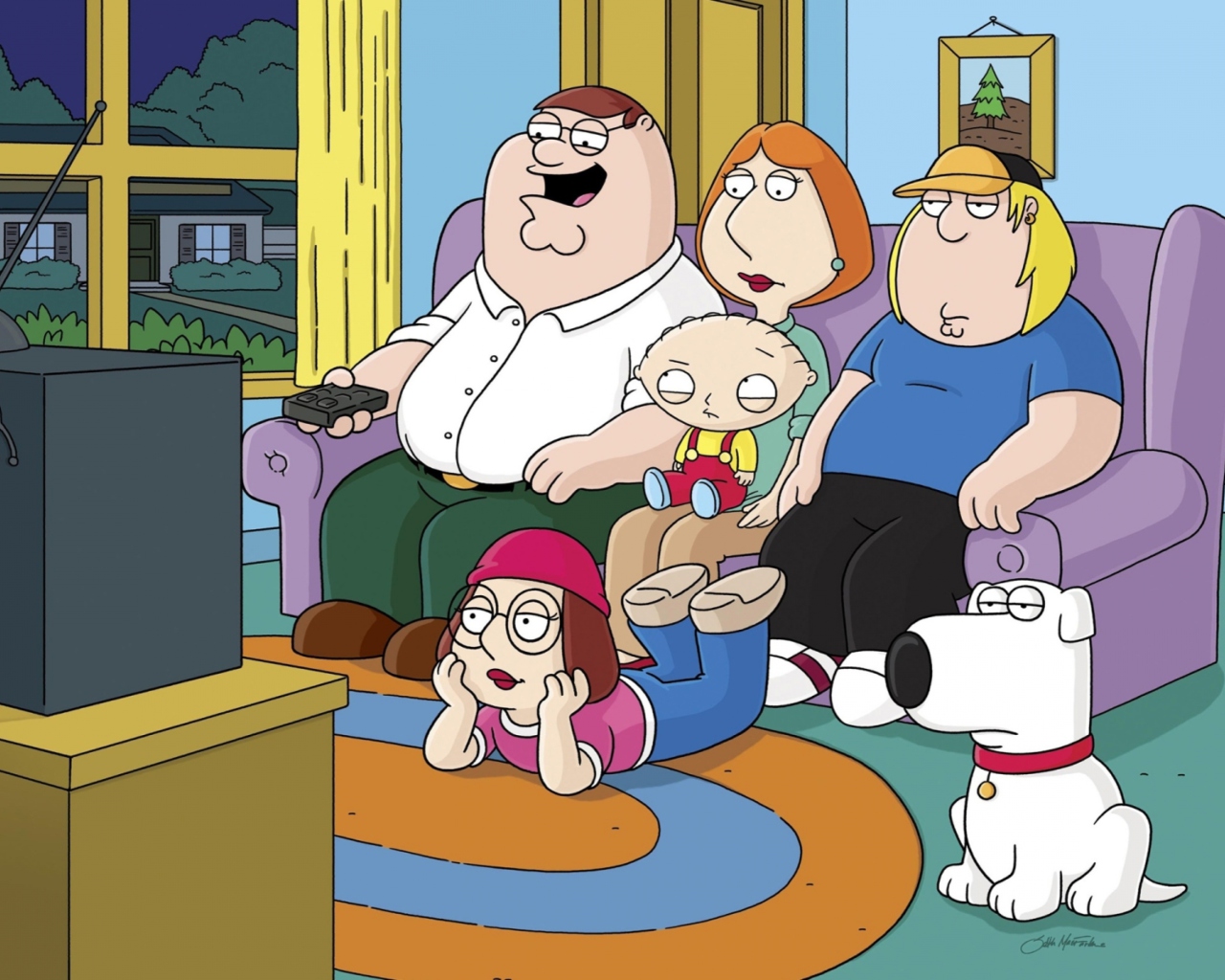 Screenshot №1 pro téma Family Guy Series 1280x1024