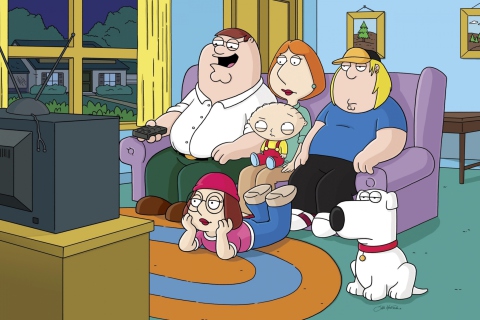 Das Family Guy Series Wallpaper 480x320