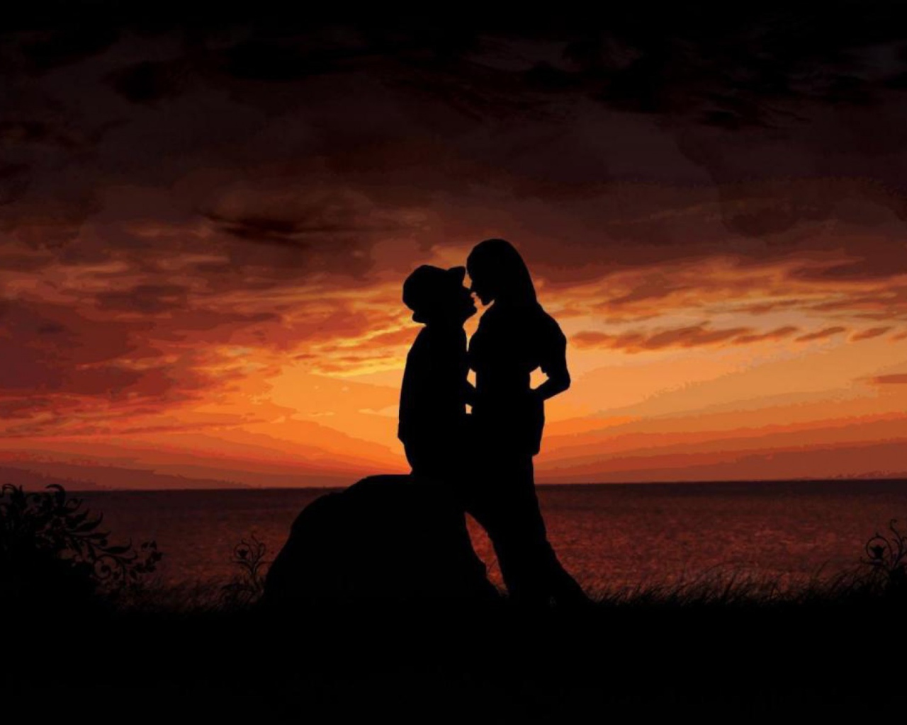 Screenshot №1 pro téma Sunset Kiss 1280x1024