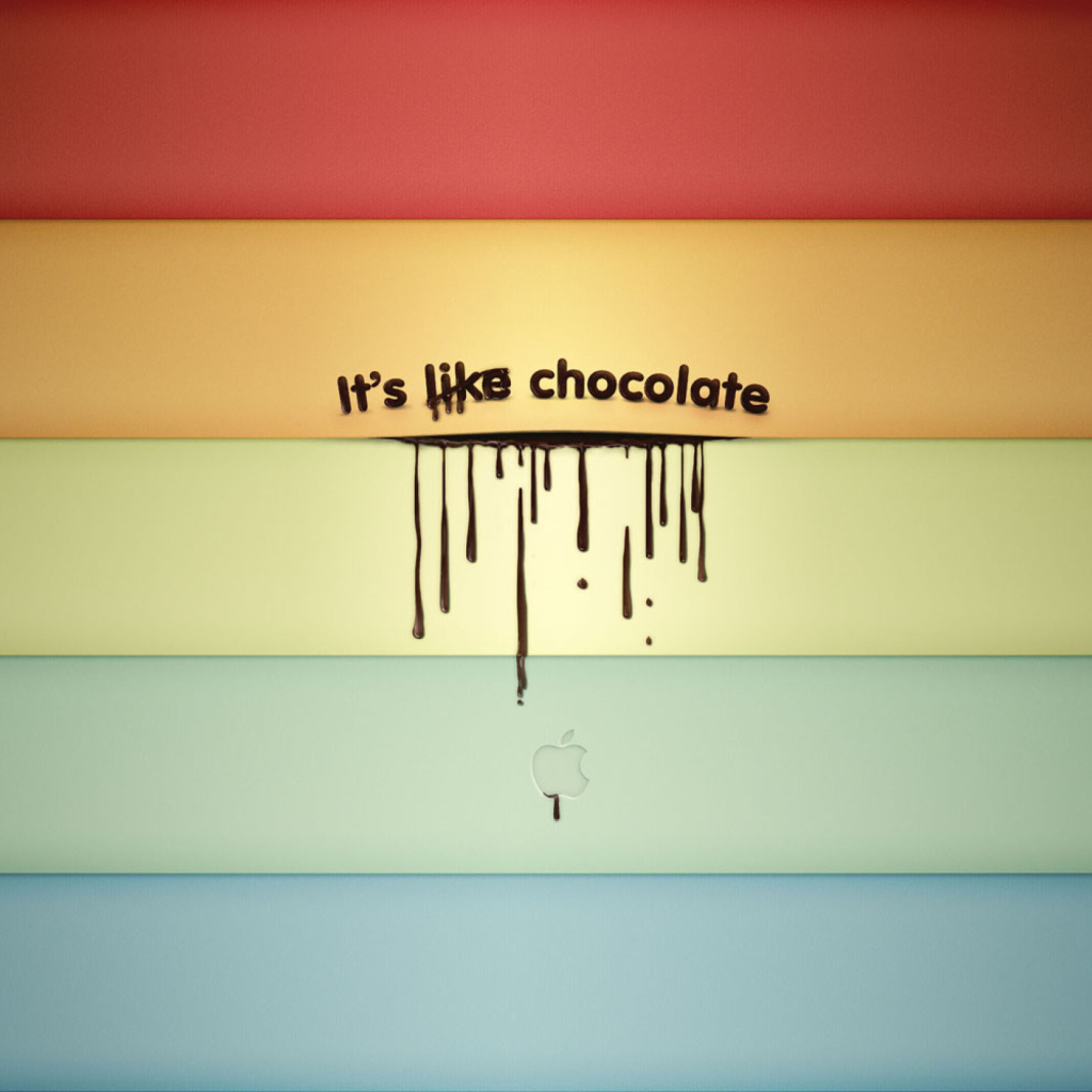 Das Like Chocolate Wallpaper 1024x1024