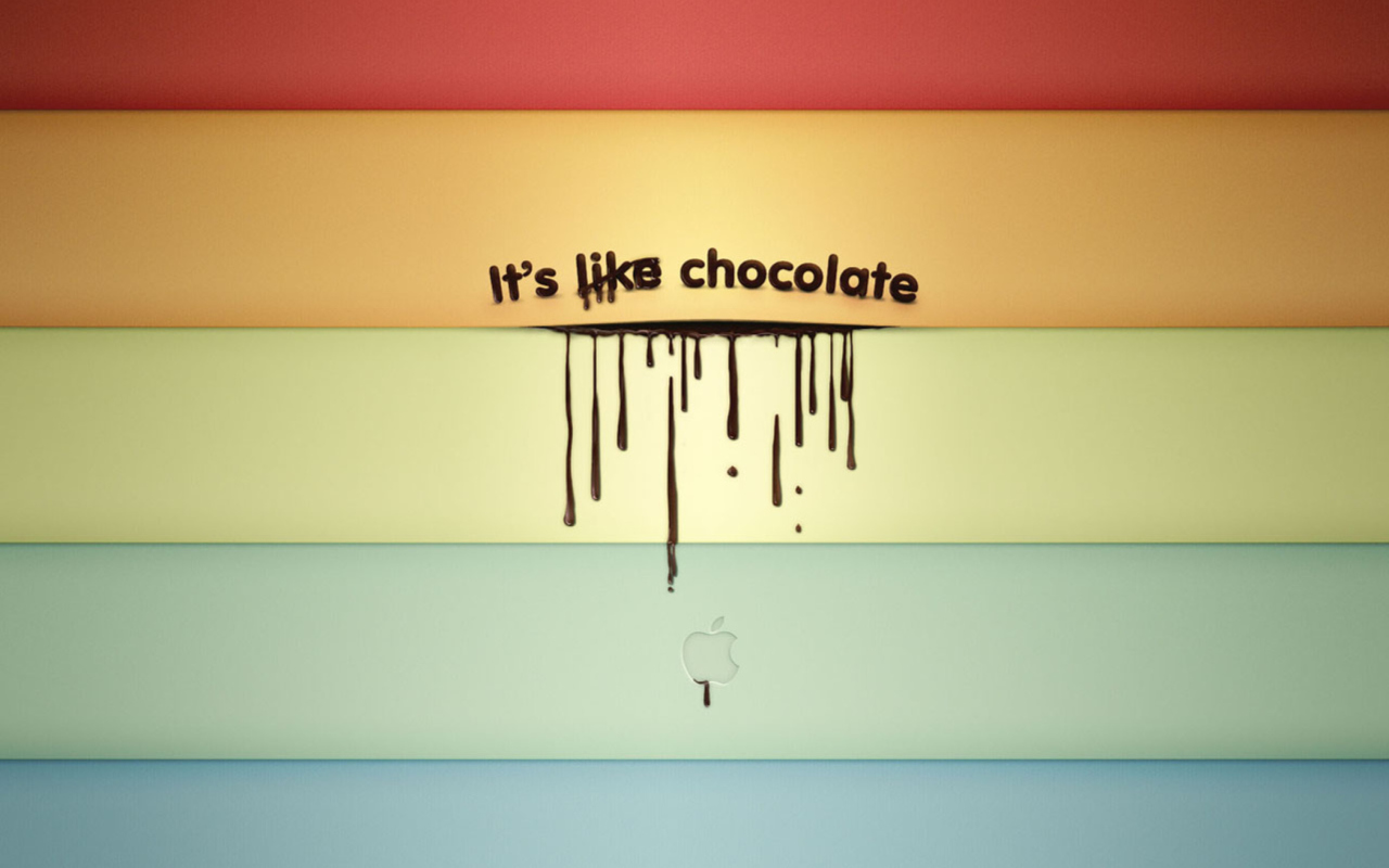 Das Like Chocolate Wallpaper 1280x800