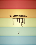 Das Like Chocolate Wallpaper 128x160
