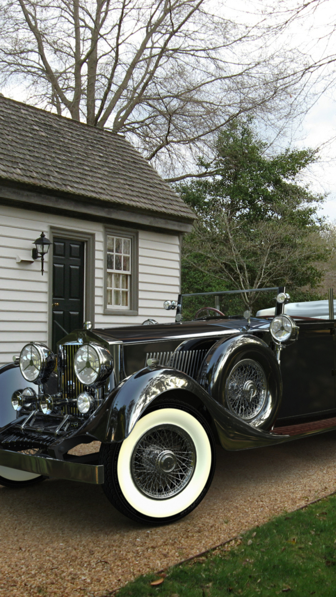 Vintage Rolls Royce wallpaper 1080x1920