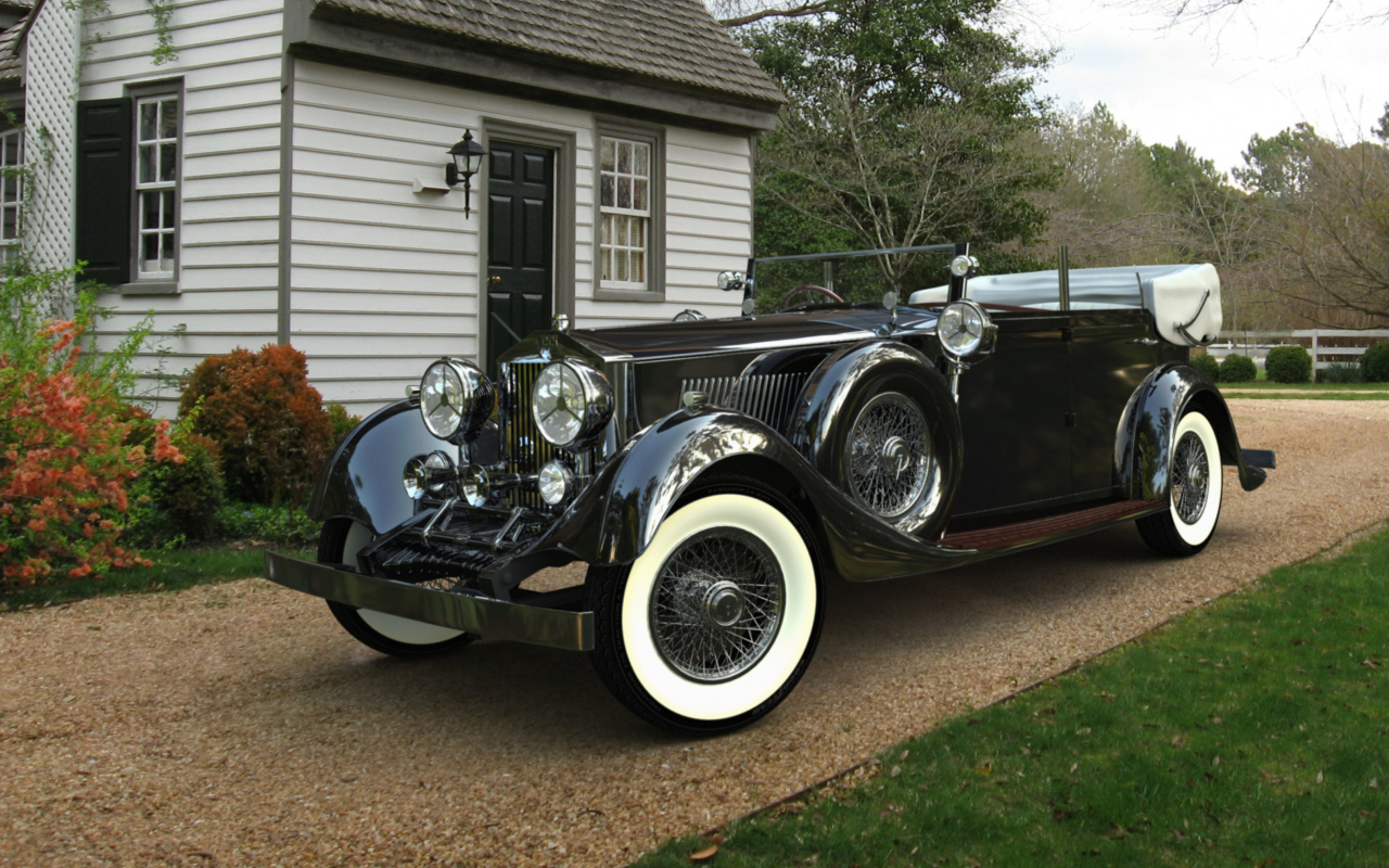 Das Vintage Rolls Royce Wallpaper 1280x800
