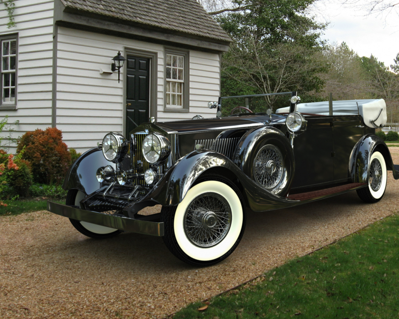 Das Vintage Rolls Royce Wallpaper 1600x1280