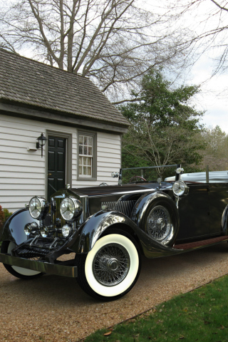 Vintage Rolls Royce wallpaper 320x480