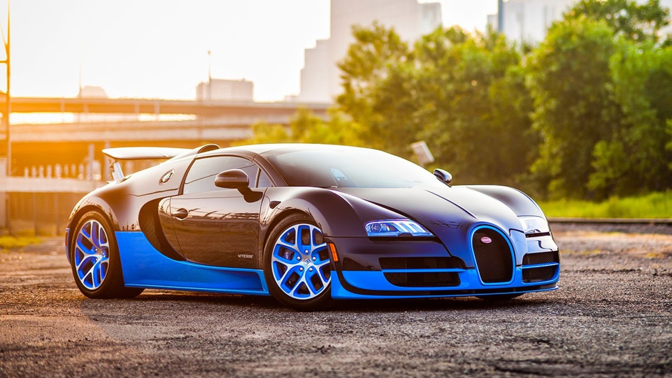 Fondo de pantalla Bugatti Veyron Super Sport Auto 1366x768
