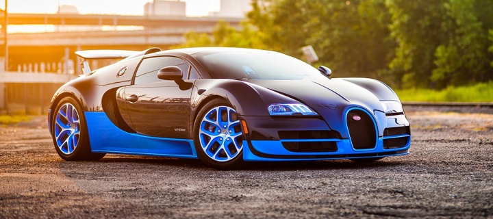 Обои Bugatti Veyron Super Sport Auto 720x320