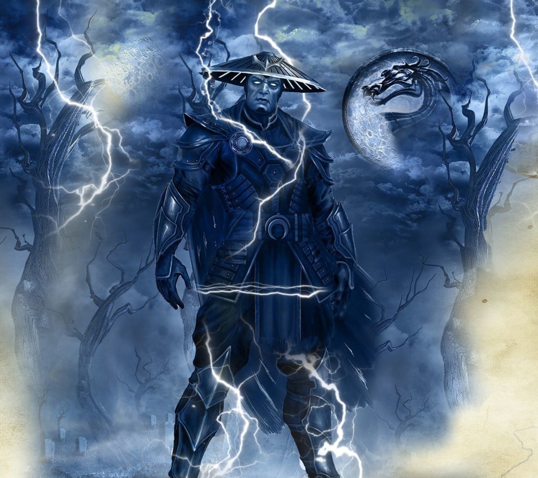 Das Raiden Mortal Kombat Wallpaper 1080x960