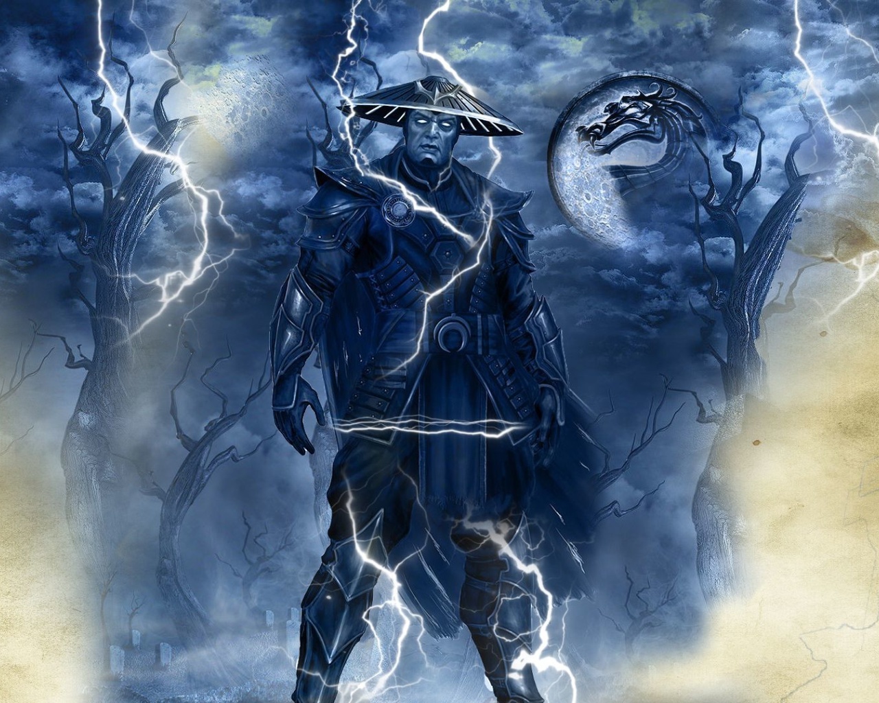 Das Raiden Mortal Kombat Wallpaper 1280x1024
